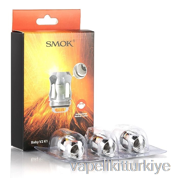 Vape Likit Smok Tfv8 Bebek V2 Yedek Bobinler 0.2ohm Bebek V2 K1 Dörtlü Bobinler